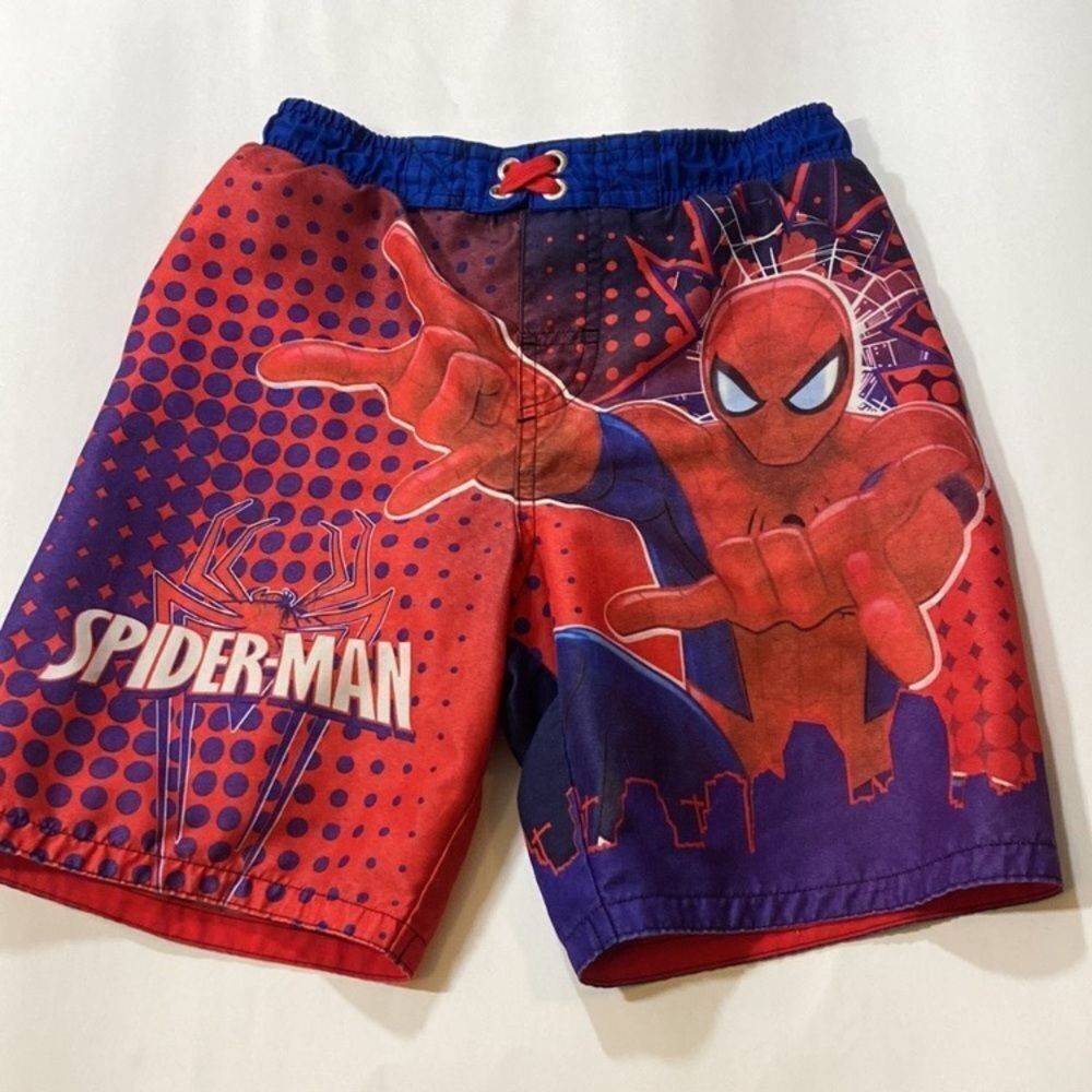 10/$50 Marvel Spider-Man Kids Shorts - Red and Blue